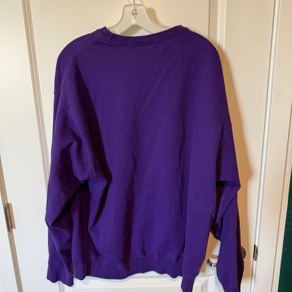 Nike Men's Solo Swoosh Crewneck Sweatshirt - Field Purple - XL - Picture 6 of 9